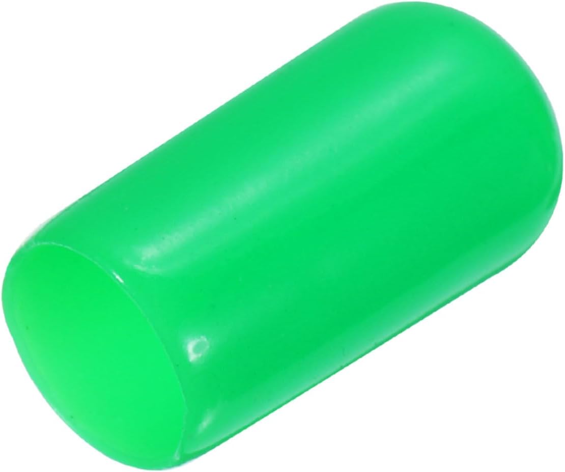 uxcell 20pcs Rubber End Caps 9.5mm(3/8") ID Vinyl PVC Round Tube Bolt Cap Cover Screw Thread