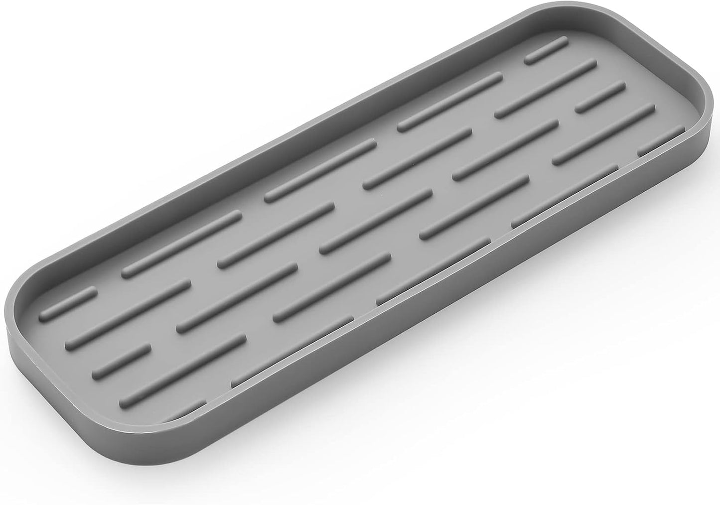 Silicone Kitchen Sink Organizer Tray for Multiple Usage,Eco-Friendly Sponges Holder for Kitchen