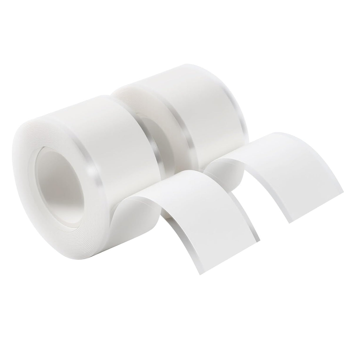 Self Fusing Silicone Tape 2 Rolls 1 in x 10' White Waterproof Rescue Tape Rubber Leak Silicone