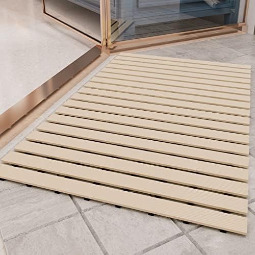 Shower-Mat Non Slip, PADOOR Heavy Duty Bathtub-Mat Curlable Quick Drain Sturdy Bath Tub Mat Without
