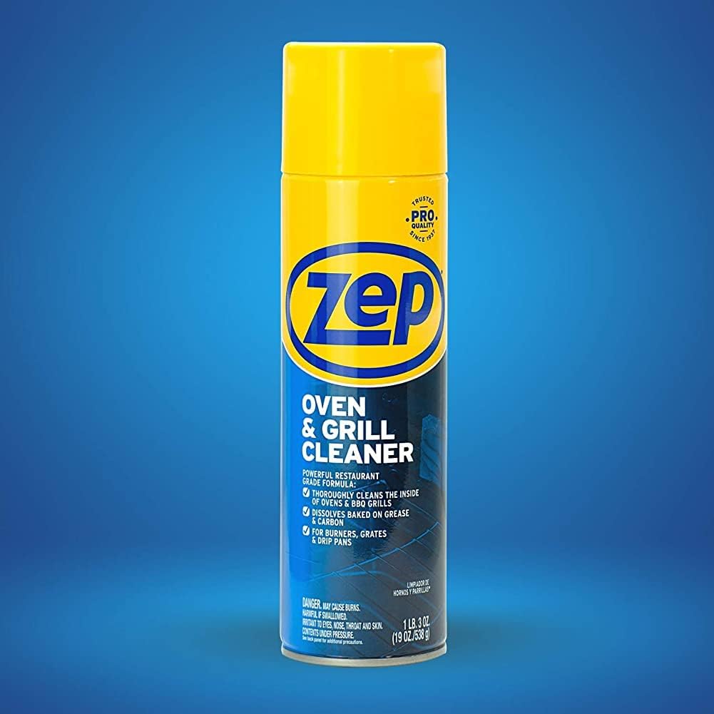 Zep Heavy-Duty Oven and Grill Cleaner - 19 oz (Case of 2) ZUOVGR19 - Dissolves Grease on Contact