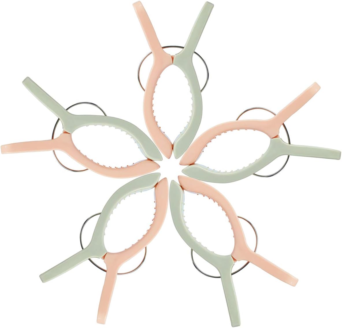 10 Pack Beach Towel Clips for Beach Chairs Jumbo Size Towel Clamps Lounge Pool Chairs on Cruise