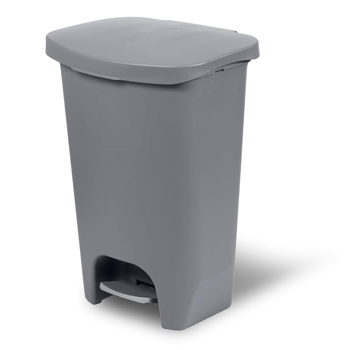 Glad Trash Can with Clorox Odor Protection | Plastic Bin, 13 Gallon, Grey