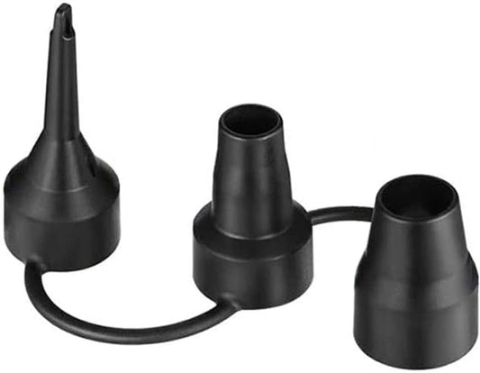 Replacement Nozzles Electric Air Pump 3 Sizes Head Plastic for Partial Bed, Mattress, Inflatable