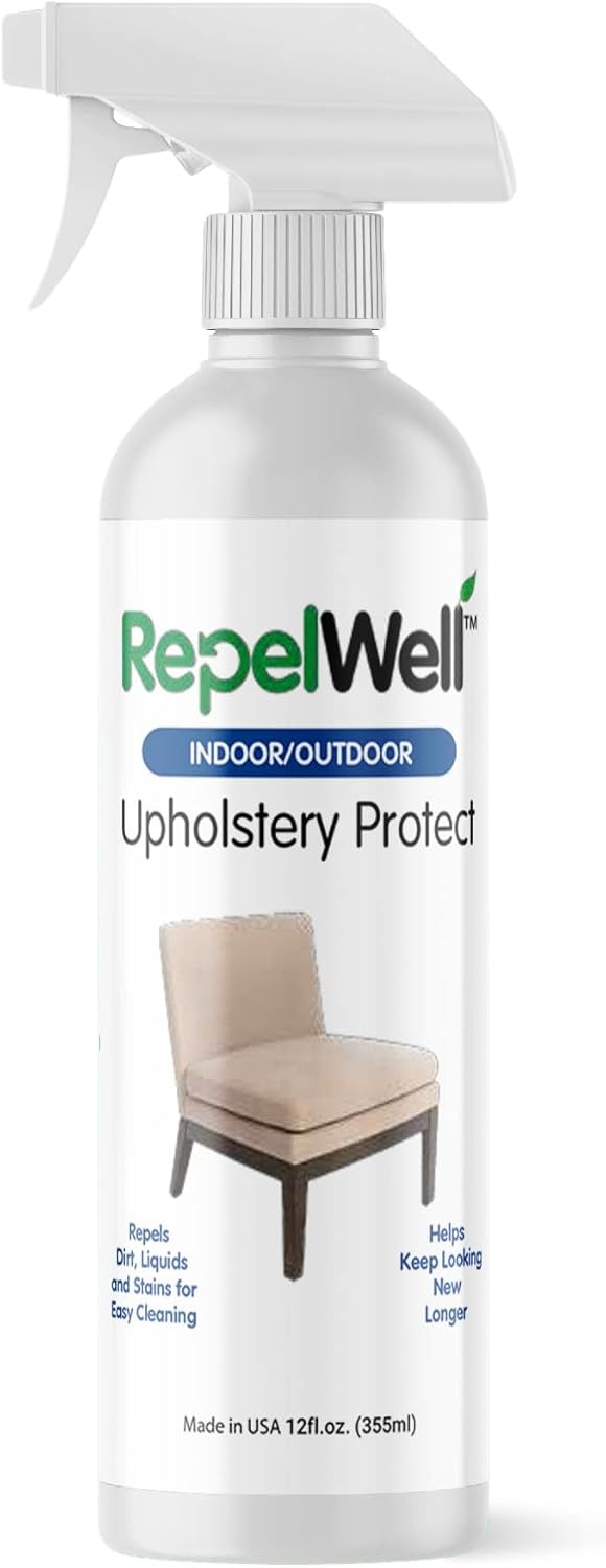 Upholstery Protect Stain & Water Repellent Spray (12oz) Eco-Friendly, Pet-Safe Spray Keeps Your