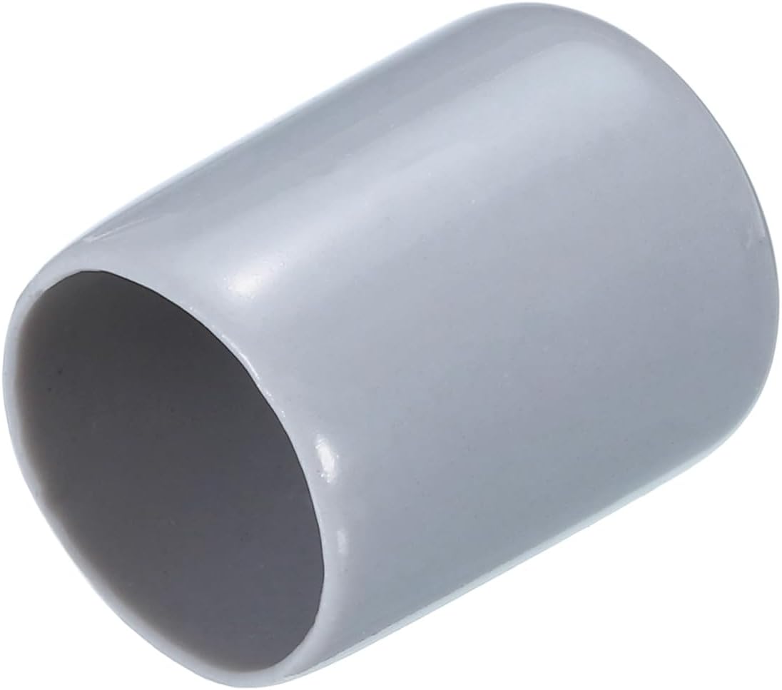 uxcell 20pcs Rubber End Caps 15mm ID Vinyl PVC Round Tube Bolt Cap Cover Screw Thread Protectors