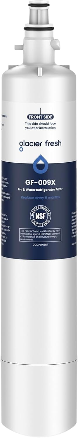 GLACIER FRESH Replacement for RPWFE, RPWF (Built-in CHIP) Refrigerator Water Filter, Compatible