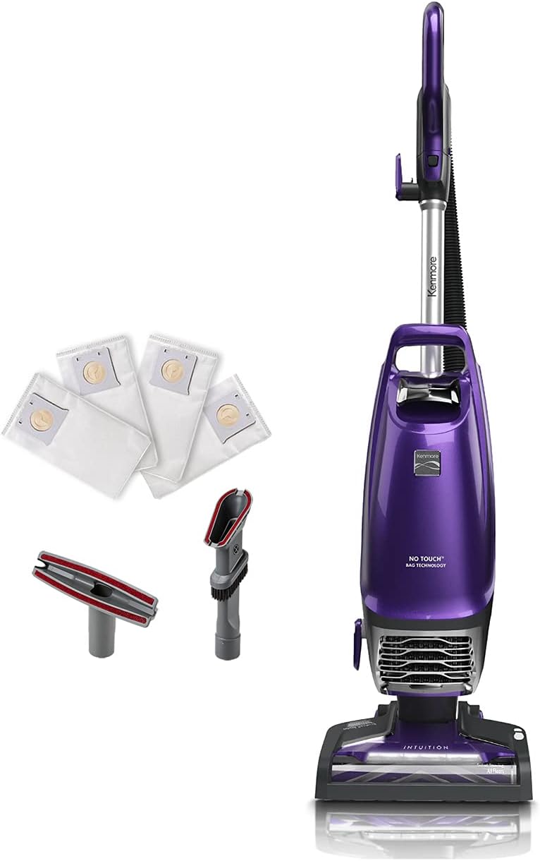 Kenmore BU4018 Intuition Bagged Upright Vacuum Lift-Up Carpet Cleaner 2-Motor Power Suction with