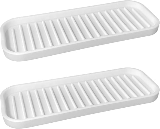 Mofason Silicone Sponge Holder, Tray for Soap and Sponge, Kitchen Sink Tray, Accessories to Help
