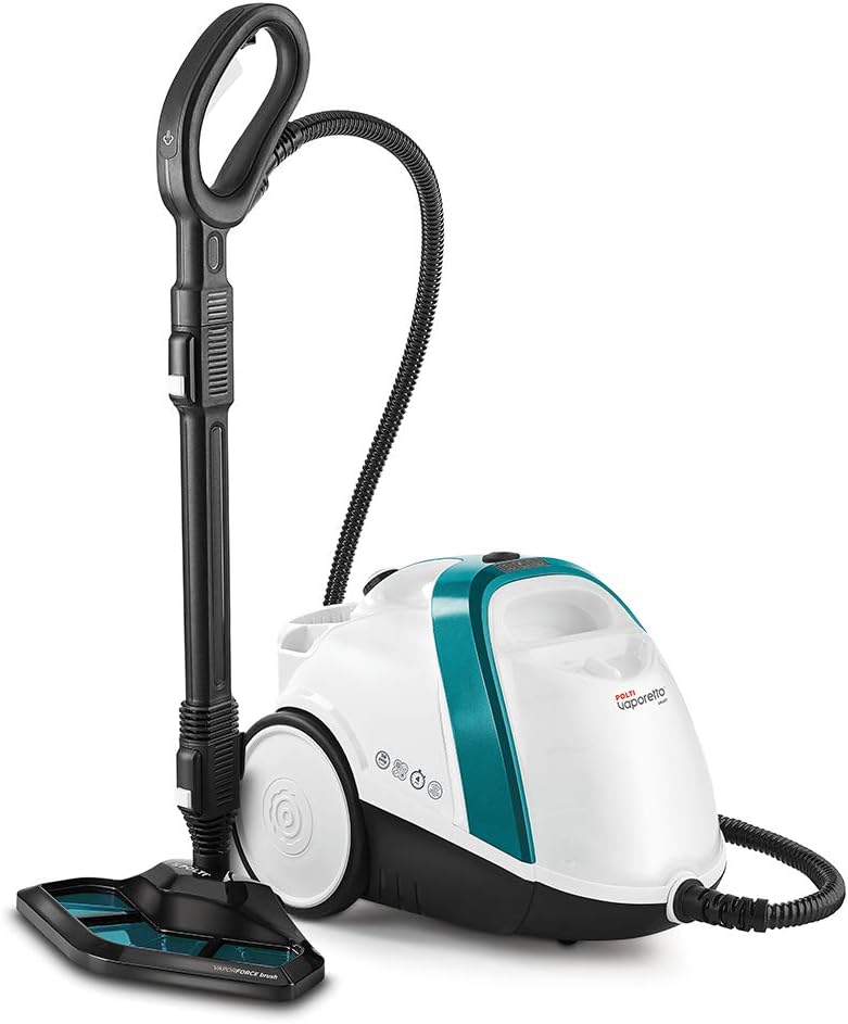 POLTI Vaporetto Smart 100 Steam Cleaner with Unlimited Steam Technology, Sanitize Floors, Carpets