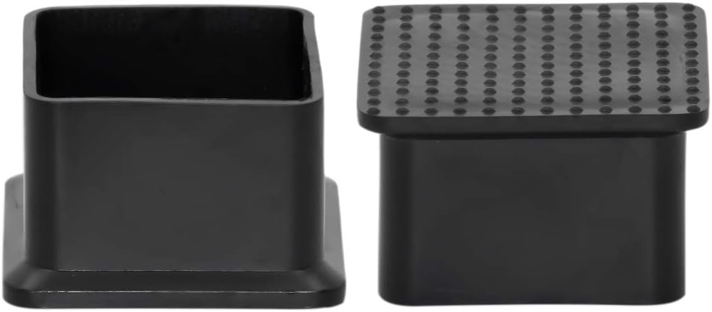 Flyshop Flexible Anti-Scratch PVC Patio Chair Table Leg Caps Tips Floor Protectors Square Furniture