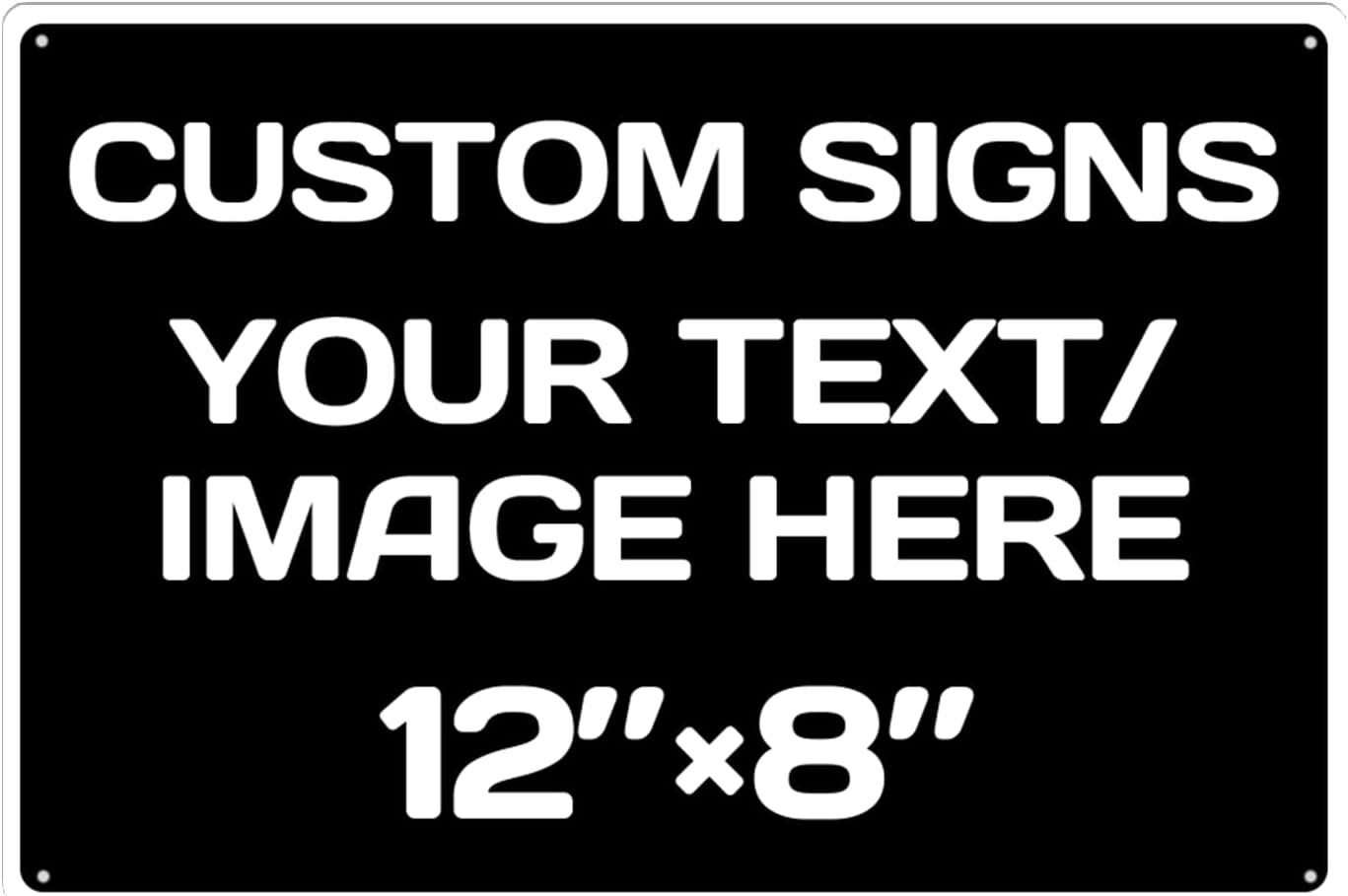customizable sign,Aluminum Weatherproof Metal Sign Multiple Sizes Custom Personalized Text And