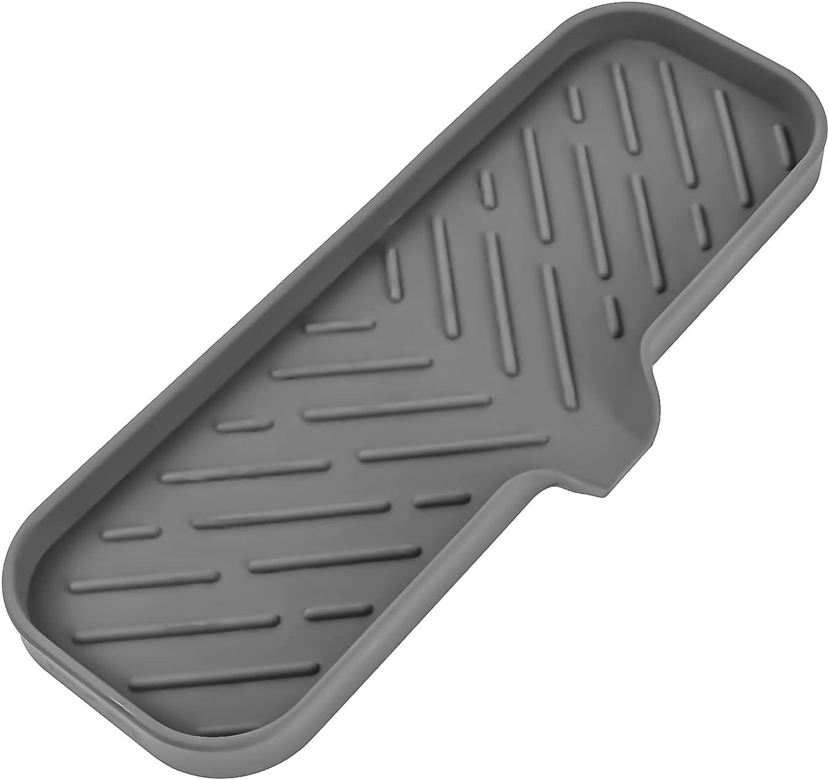 Silicone Bathroom Soap Dishes with Drain Spout-Bathroom and Kitchen Sink Organizer,Sponge
