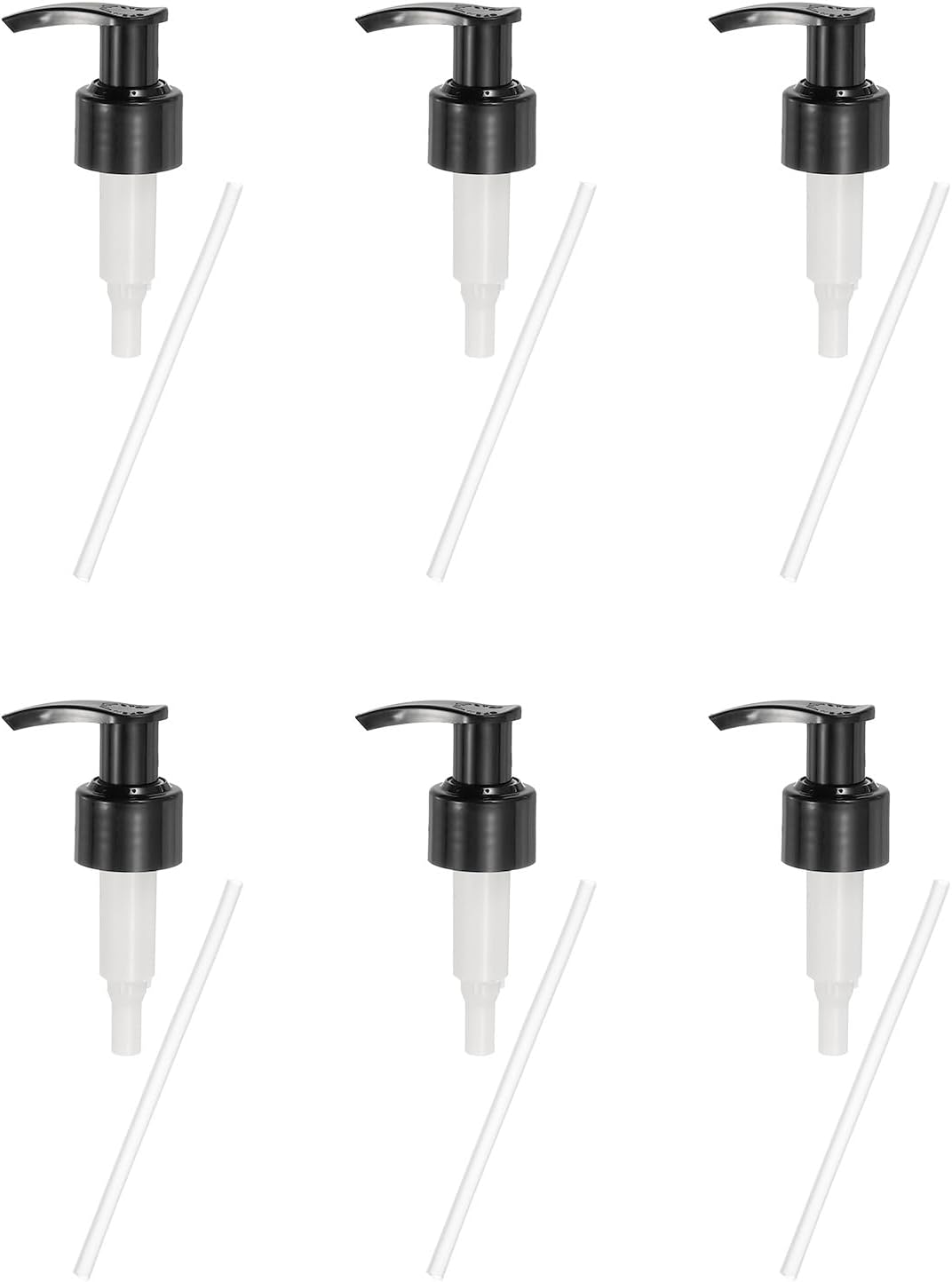 uxcell 6 Pcs Soap Dispenser Pump Heads Soap Dispensers Top Pumps Replacement Switch Pumphead for