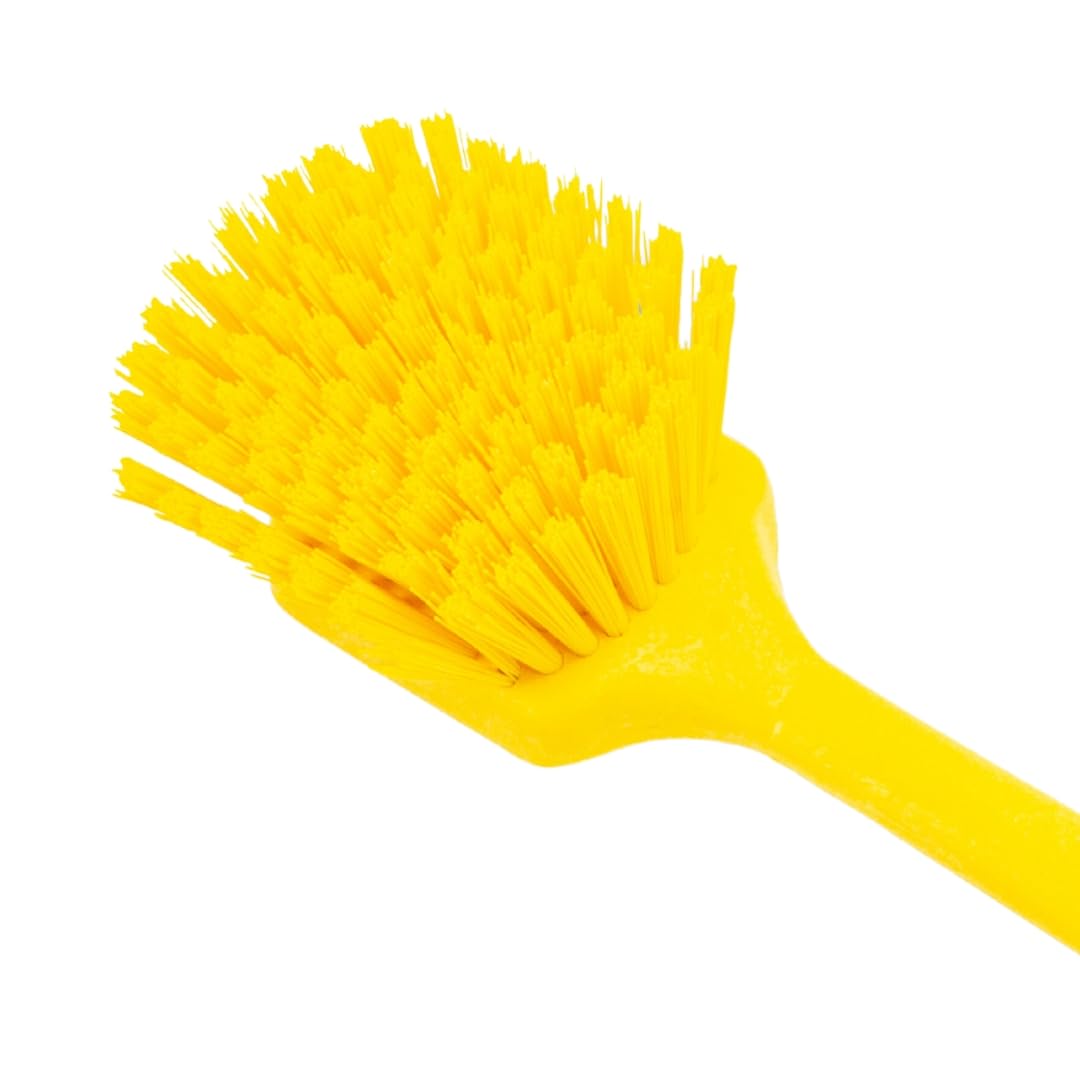 SPARTA 40501EC04 Plastic Large Scrub Brush, Kitchen Brush, Utility Brush With Long Handle For