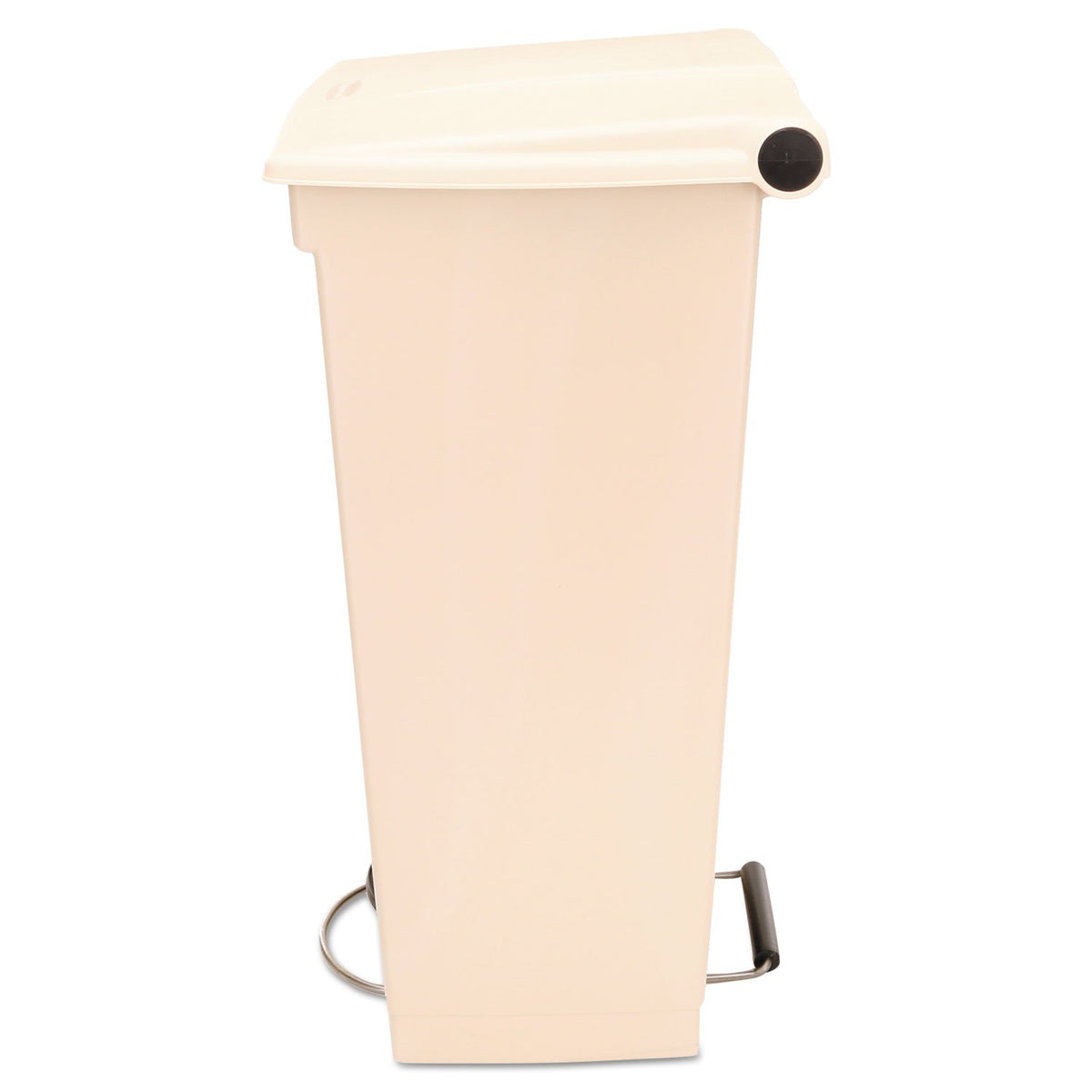 Rubbermaid Commercial Products Legacy Step-On Plastic Trash Can/Container, 23-Gallon, Beige