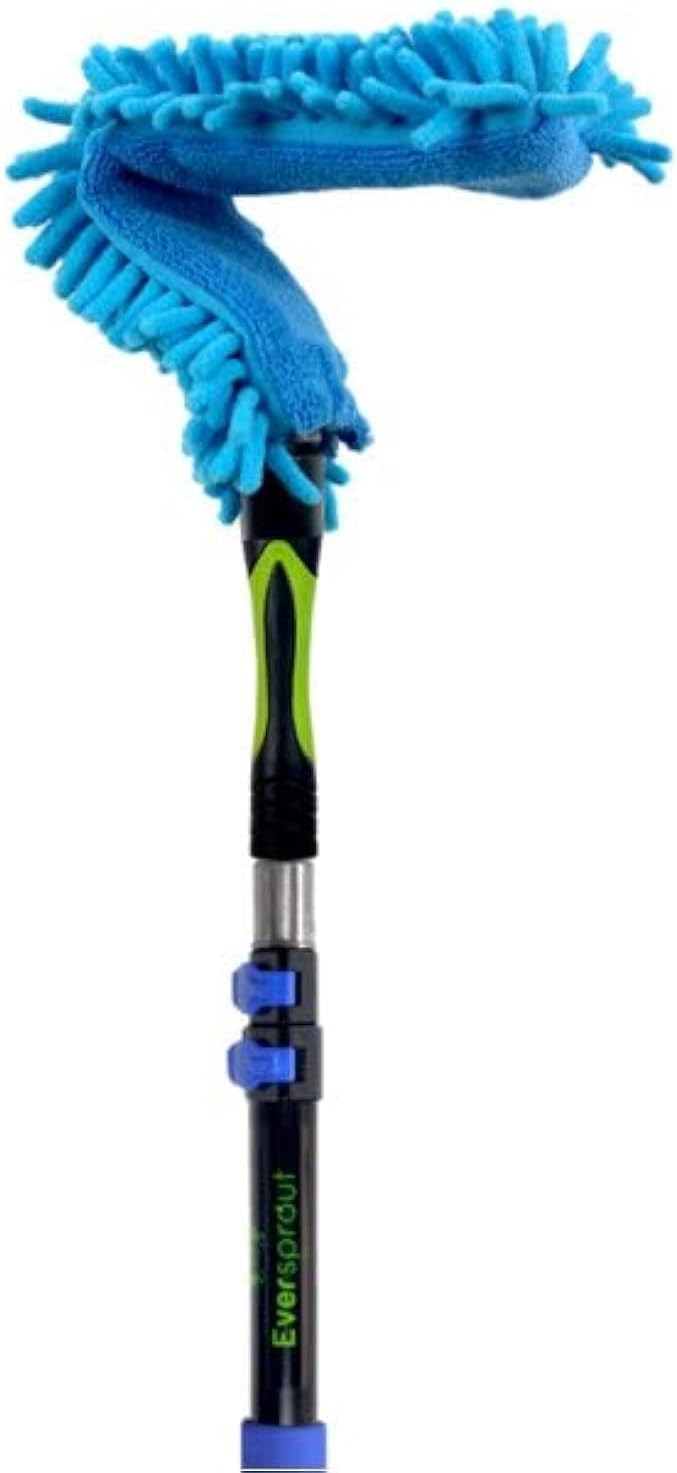 EVERSPROUT 3 Foot Flexible Microfiber Ceiling & Fan Duster | Bendable to Clean Any Fan Blade |