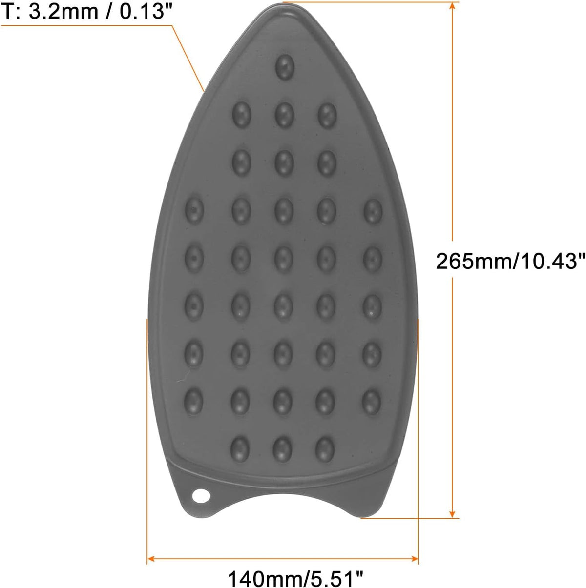 HARFINGTON 2pcs Silicone Iron Rest Pad, Multipurpose Iron Hot Resistant Mat Iron Rest Plate for