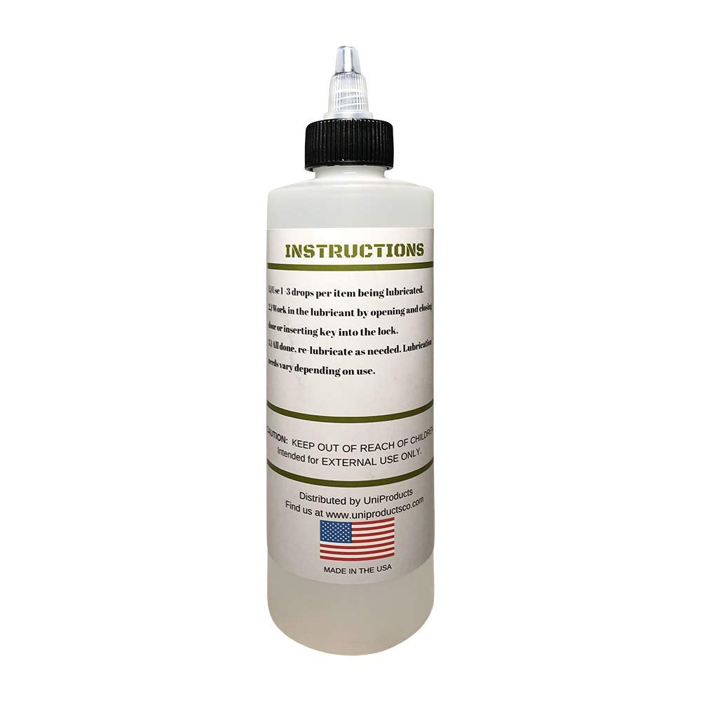 Door, Lock, and Hinge Lubricant - 8 Oz - Great for Sliding Doors, Garage Doors, Stiff Hinges, and