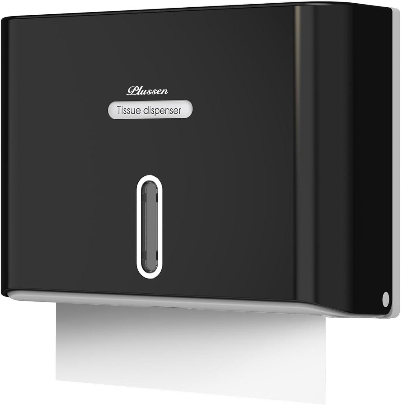 Paper Towel Dispenser Wall Mount, Adhesive No Drilling Multifold Trifold C Fold Commercial Hand