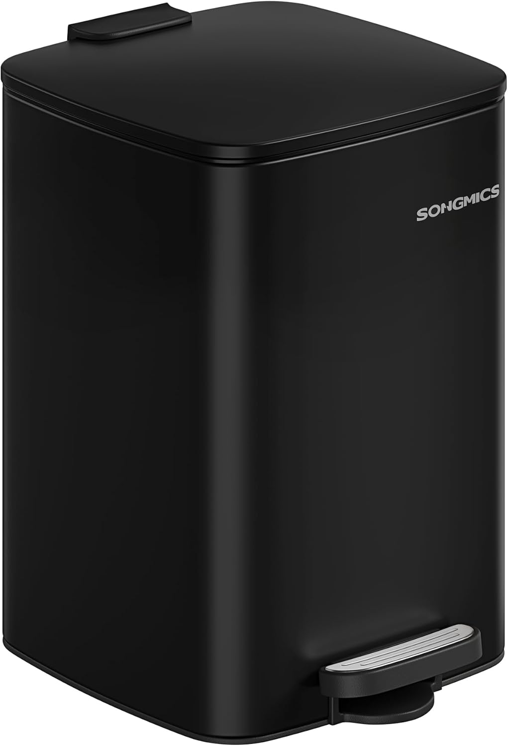 SONGMICS Kitchen Trash Can, 5.2-Gallon (20 L) Trash Bin, Stainless Steel Garbage Can, with Inner