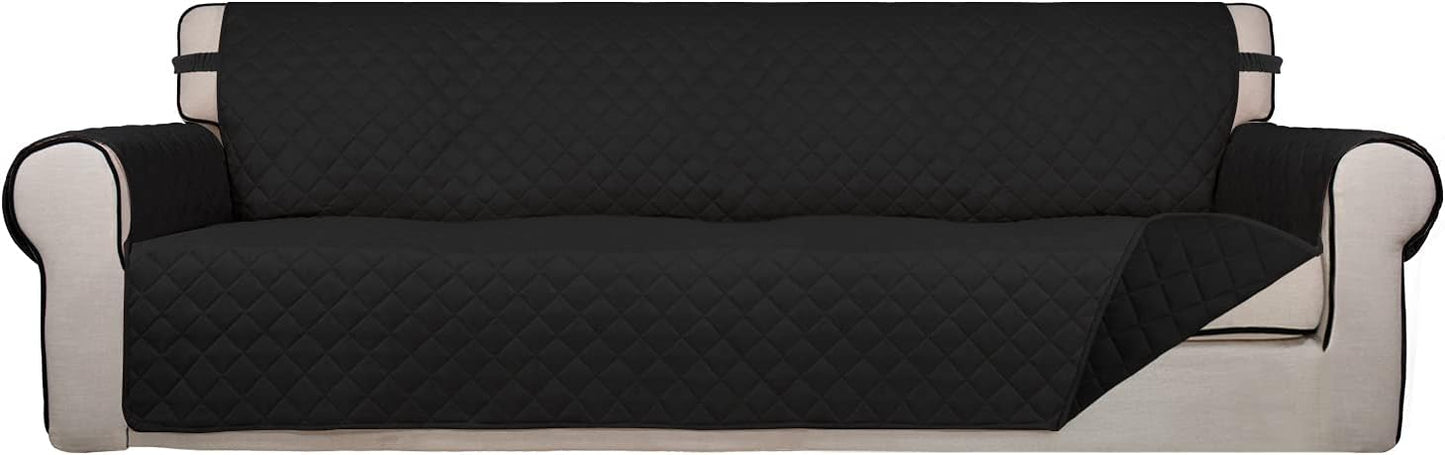 PureFit Reversible Quilted Sofa Cover, Water Resistant Slipcover Furniture Protector, Washable