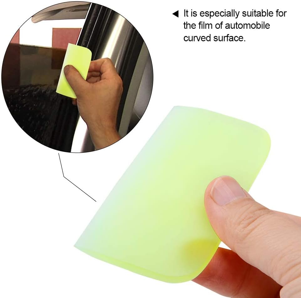 NEWISHTOOL PPF Squeegee for Vinyl, Soft Rubber Scraper PPF Tools, 3IN1 Small Squeegee for Paint