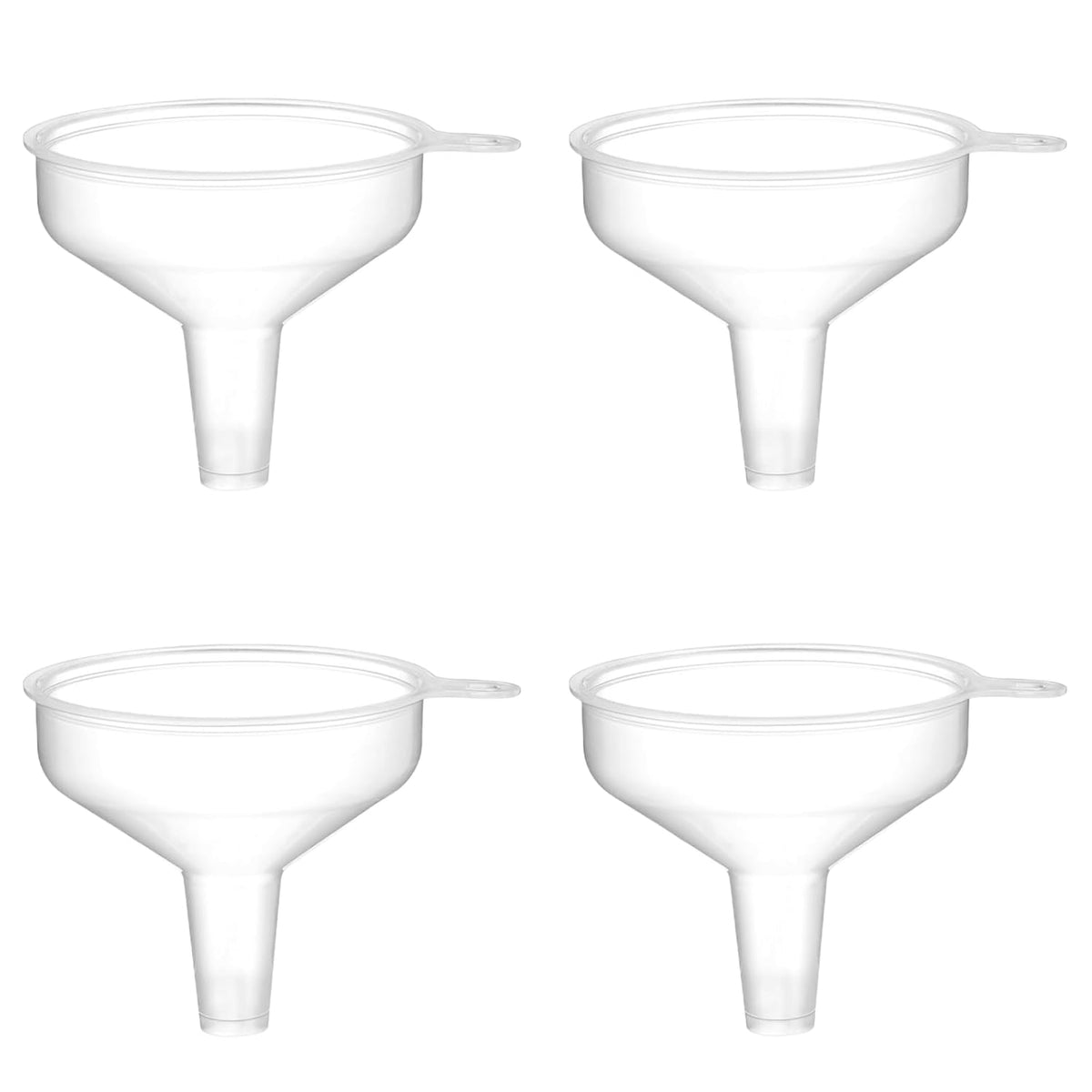 Small Funnels 4 Pack Food Grade Funnel Easily Transfer Liquids Granules Powders Funnels for Kitchen