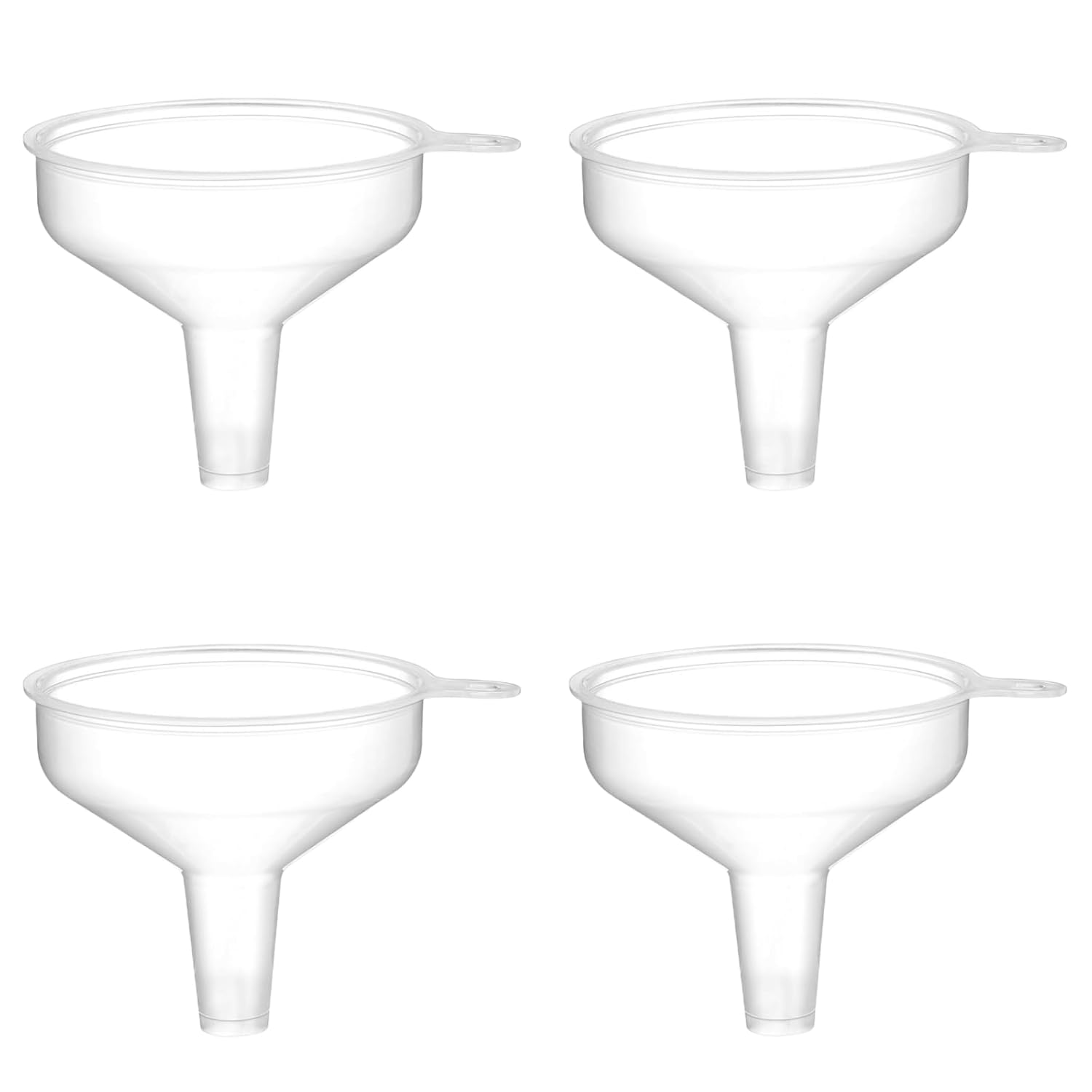 Small Funnels 4 Pack Food Grade Funnel Easily Transfer Liquids Granules Powders Funnels for Kitchen
