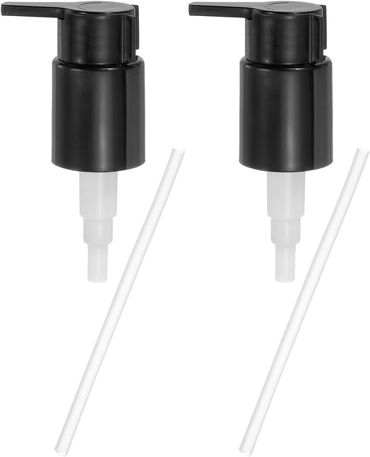 uxcell 2 Pcs Soap Dispenser Pump Heads, Hand Soap Dispensers Top Pumps Replacement Clip-on Pumphead