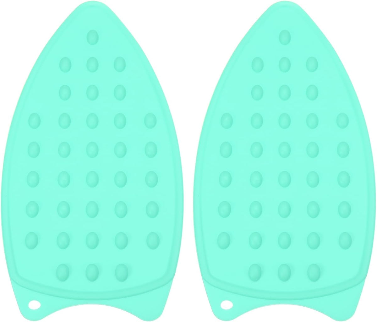 PATIKIL Silicone Iron Rest Pad, 2 Pcs Multipurpose Hot Heat Resistant Iron Rest Plate Protective