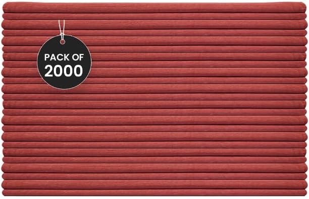 Shop Towels (Red, 2000-Pack) - Bulk Cleaning Towel in a Bag, Mechanic Cotton Wipes for Car