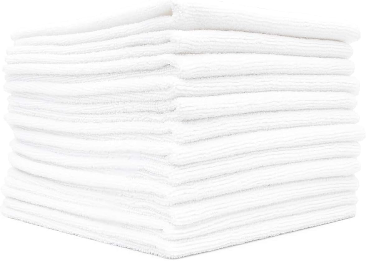 The Rag Company - All-Purpose Microfiber Terry Cleaning Towels - Commercial Grade, Highly