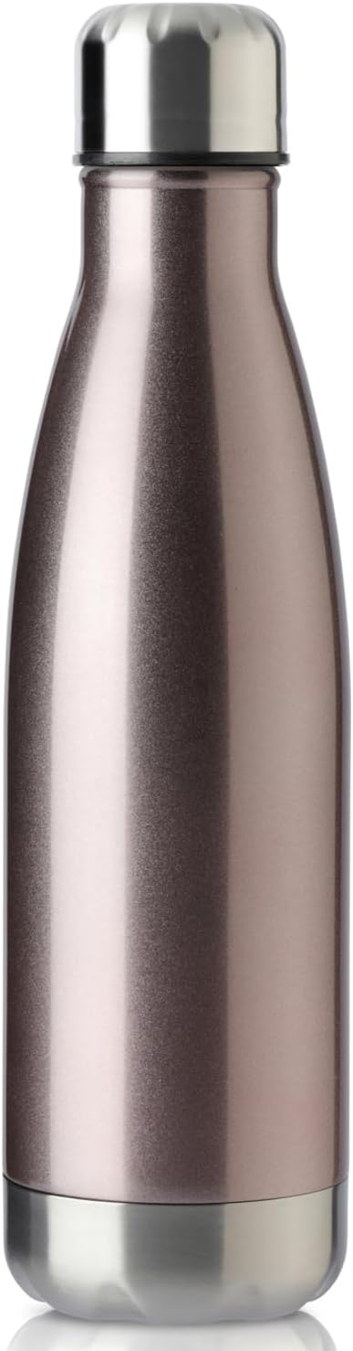 MEWAY 17oz Sport Water Bottle Vacuum Insulated Stainless Steel Leak-Proof Double Wall Cola Shape