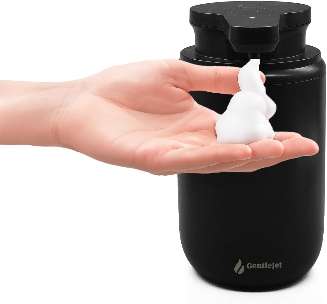 SimpleFoam Automatic Foaming Soap Dispenser - Rechargeable Automatic Soap Dispenser Touchless for