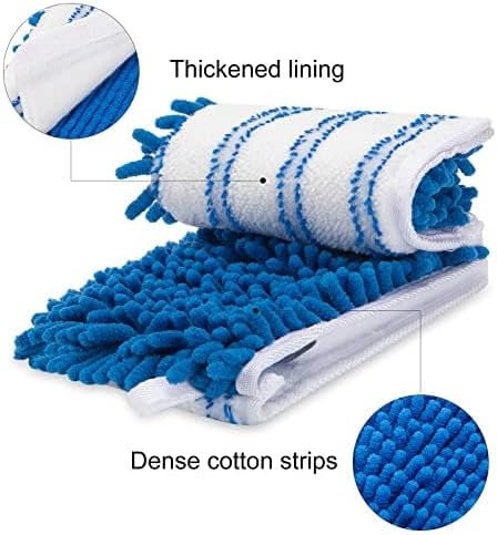 2 Pack Thicken Mop Refills Head Compatible for O Ceda Dual Action Flip System, Microfiber Mop Head