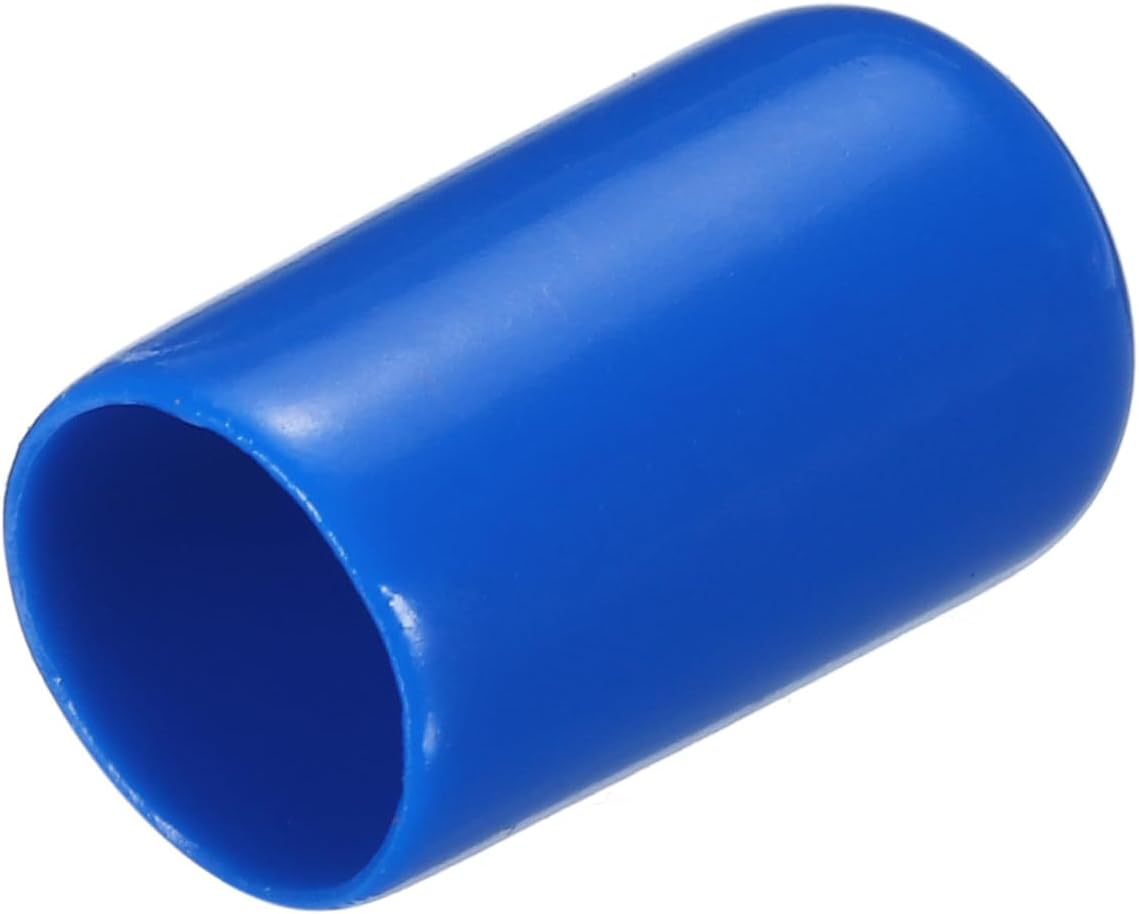 uxcell 20pcs Rubber End Caps 11mm ID Vinyl PVC Round Tube Bolt Cap Cover Screw Thread Protectors