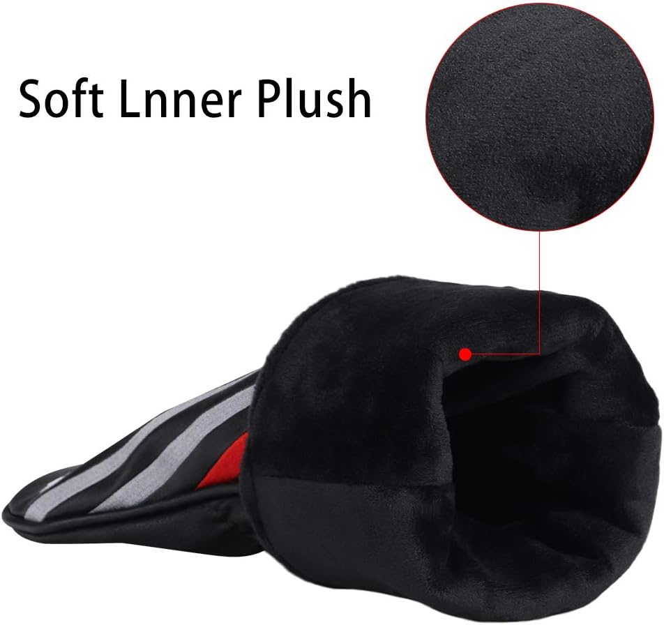 Big Teeth Golf Cover USA Stripe and Star Headcover Covers, Driver Fairway Wood Hybrid Headcovers