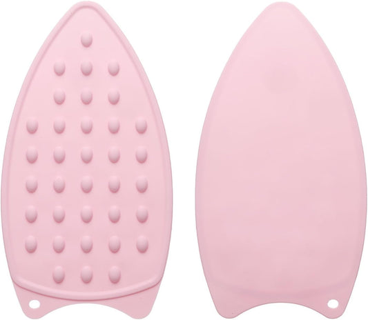 HARFINGTON 2pcs Silicone Iron Rest Pad, Multipurpose Iron Hot Resistant Mat Iron Rest Plate for