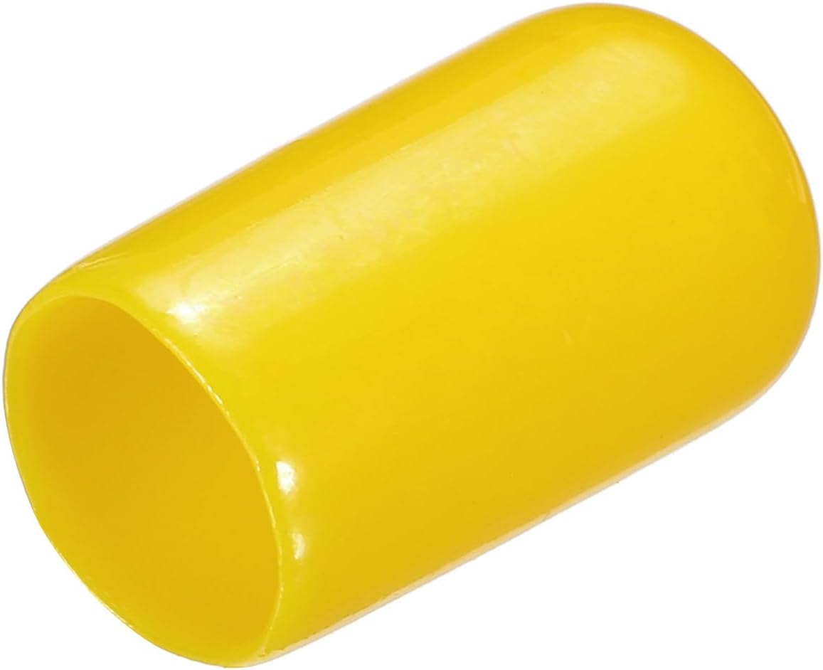 uxcell 20pcs Rubber End Caps 10mm(3/8") ID Vinyl PVC Round Tube Bolt Cap Cover Screw Thread