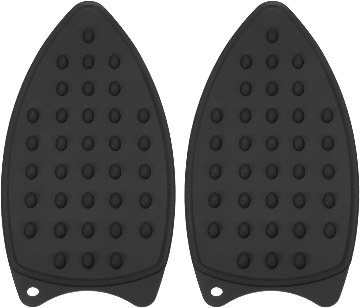PATIKIL Silicone Iron Rest Pad, 2 Pcs Multipurpose Hot Heat Resistant Iron Rest Plate Protective