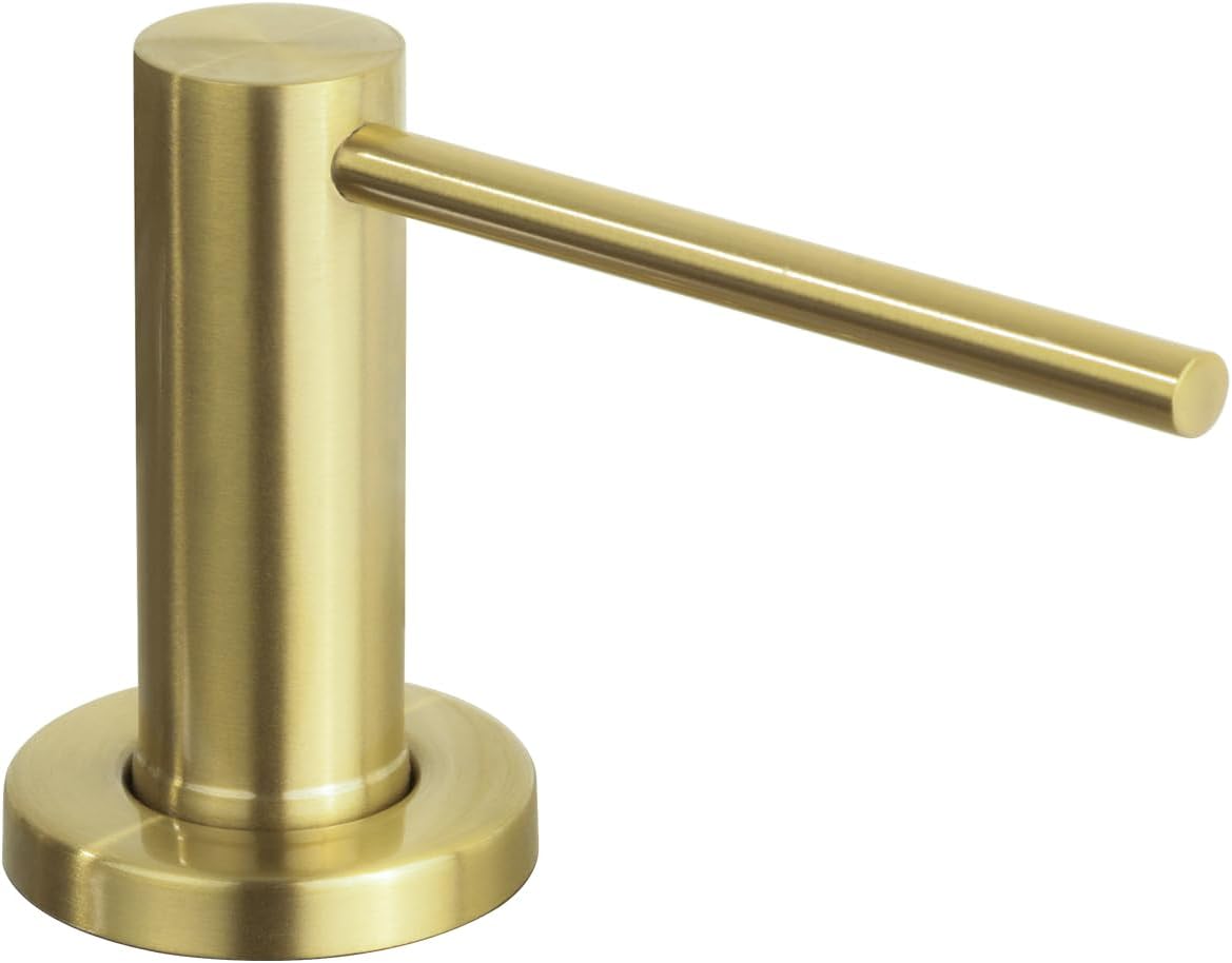 Kitchen Sink Soap Dispenser Champagne Gold Stainless Steel GAPPO Countertop Pump Hand Lotion Built