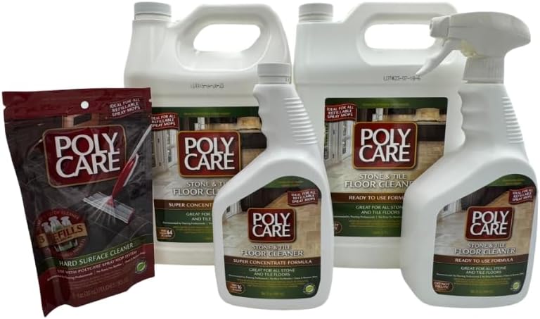 Stone & Tile Floor Cleaner Refill - 128 fl oz - Fresh- Refill for Spray Mops and Spray Bottles