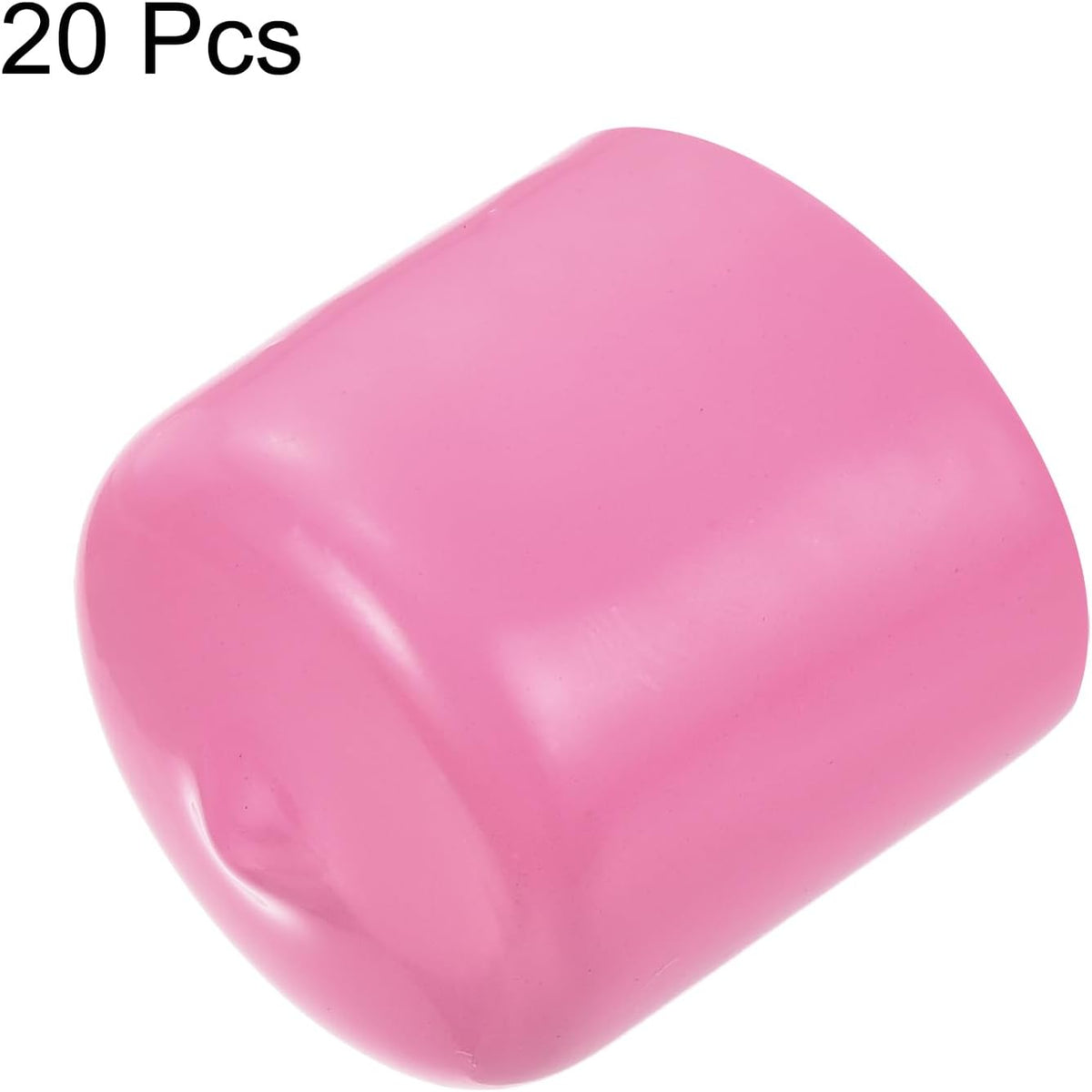 uxcell 20pcs Rubber End Caps 25mm(1 inch) ID Vinyl PVC Round Tube Bolt Cap Cover Screw Thread