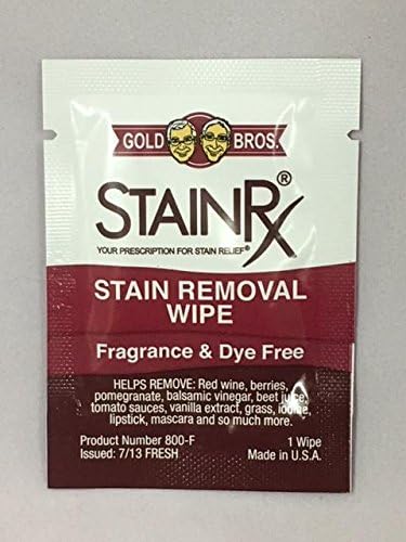 18 Pack Stain Remover Wipe – Travel Wipes for Clothes, Carpet, Upholstery, & Laundry, Instant