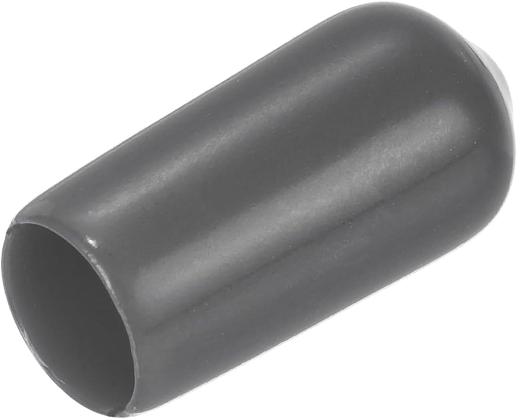 uxcell 20pcs Rubber End Caps 7mm(1/4") ID Vinyl PVC Round Tube Bolt Cap Cover Screw Thread