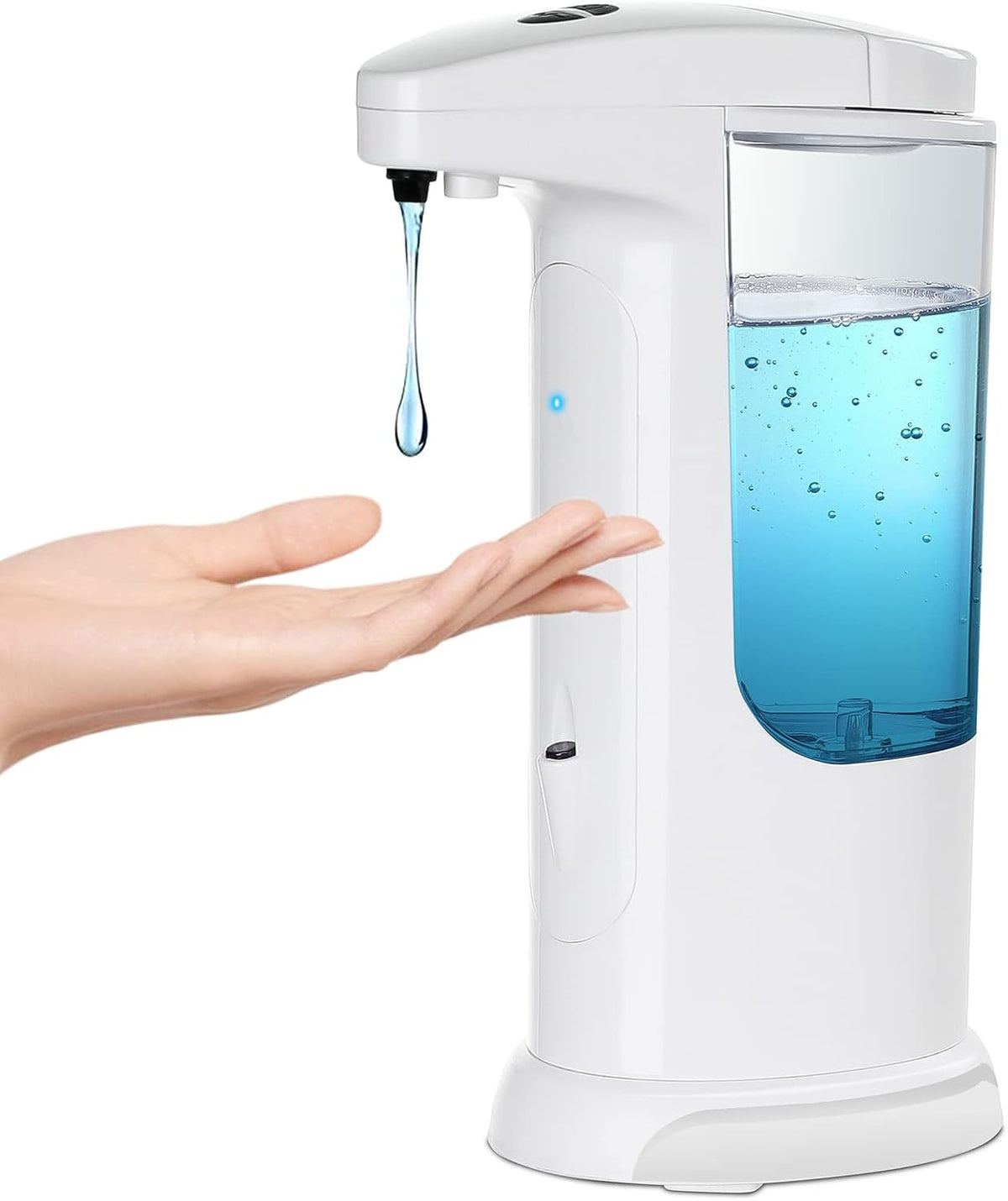 Automatic Soap Dispenser 400ml/13.5oz,Clear High Capacity Touchless with Infrared Sensor,HandsFree