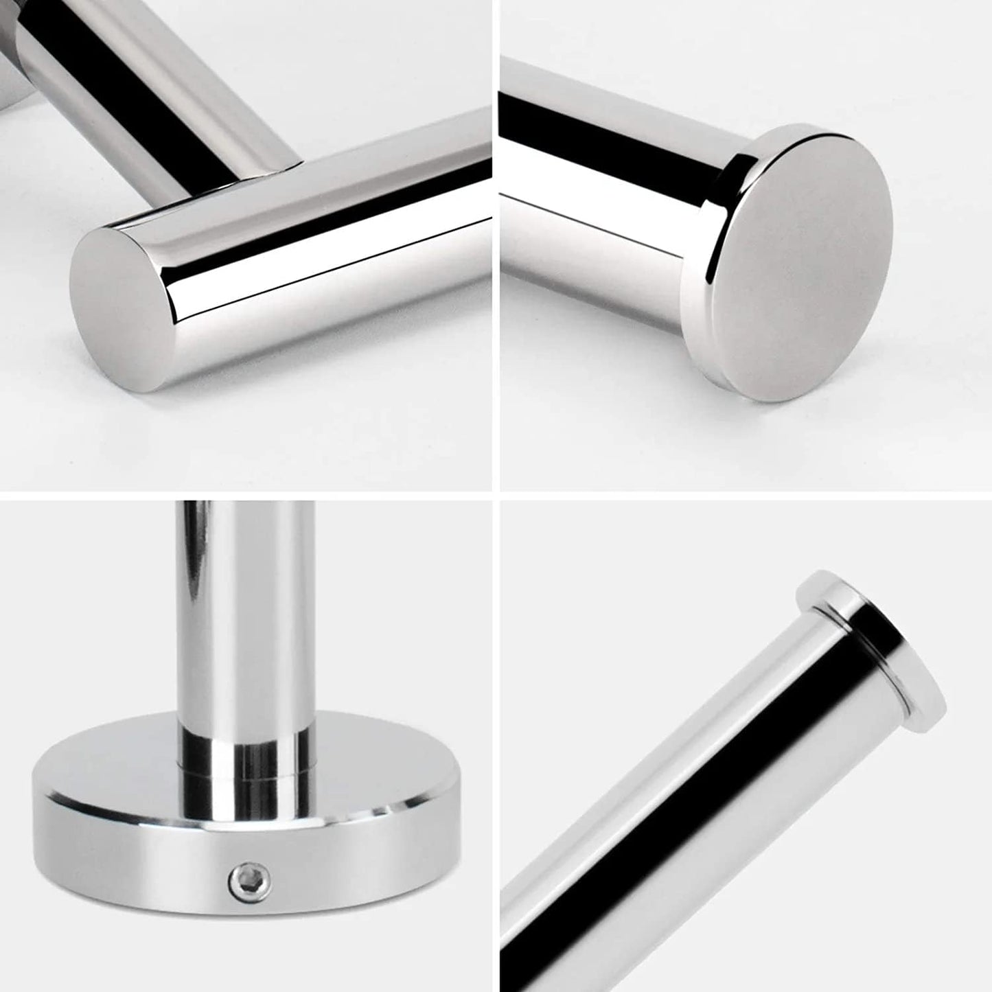 NearMoon Bathroom Toilet Paper Holder, Premium SUS304 Stainless Steel Rustproof Wall Mounted Toilet