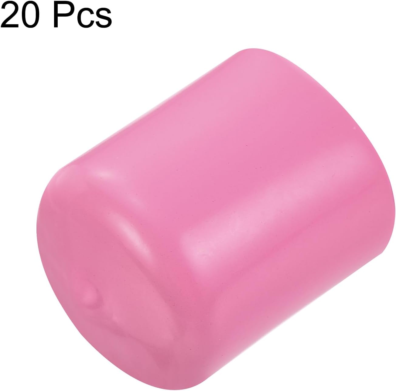 uxcell 20pcs Rubber End Caps 22mm(7/8 inch) ID Vinyl PVC Round Tube Bolt Cap Cover Screw Thread