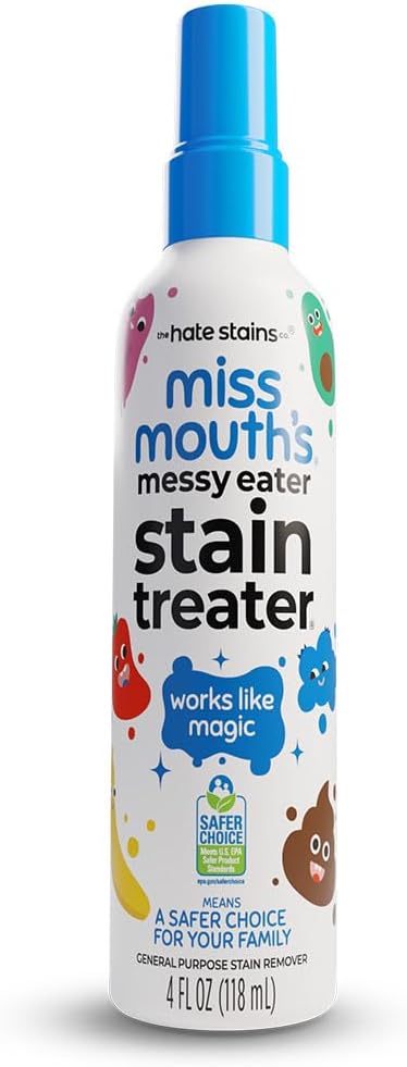 Miss Mouth's Messy Eater Stain Treater Spray - 4oz Stain Remover - Newborn & Baby Essentials - No